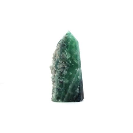 1 Side Rough Polished Point Fluorite 9