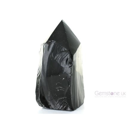 Obsidian Rough Polished Point 5