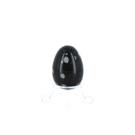 Snowflake Obsidian Egg