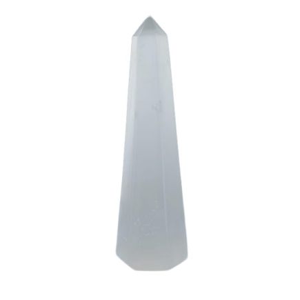 Selenite Hexagon Based Point