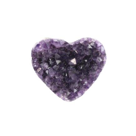 Amethyst Cluster Heart 3