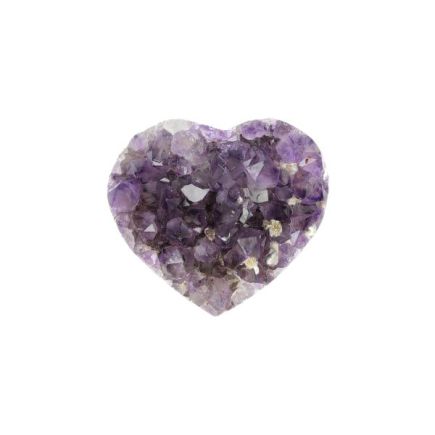 Amethyst Cluster Heart 4