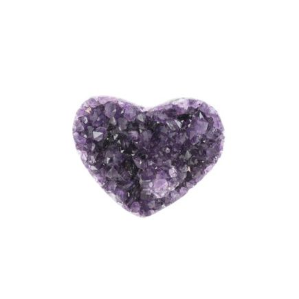 Amethyst Cluster Heart 6