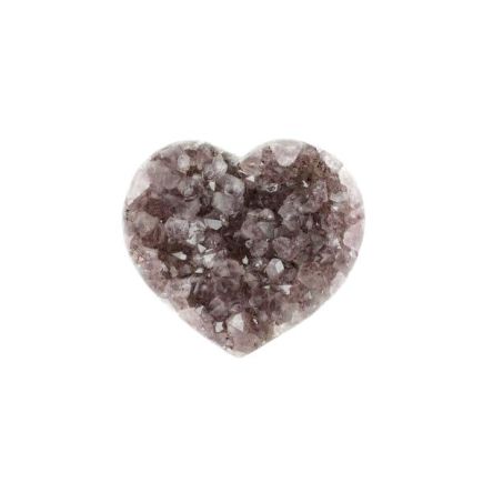 Amethyst Cluster Heart 8