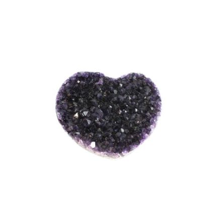 Amethyst Cluster Heart 9
