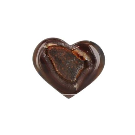 Agate Druzy Heart 15
