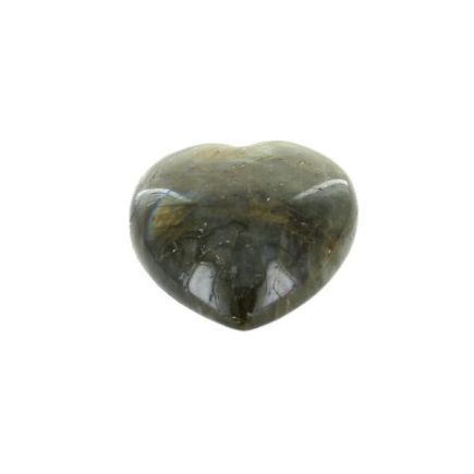Labradorite Puff Heart Large