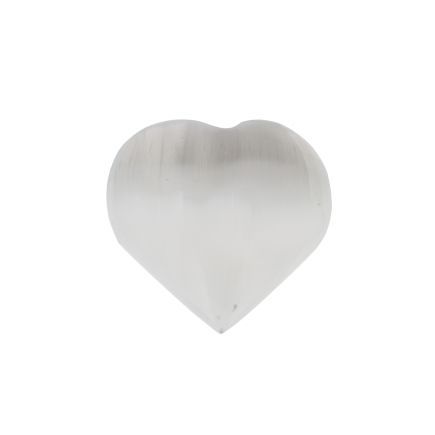 Selenite Heart - Medium