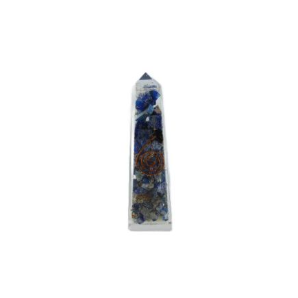 Lapis Orgone Obelisk