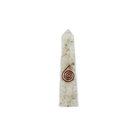 Rainbow Moonstone Orgone Obelisk
