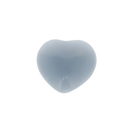 Angelite Puff Heart