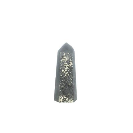 Hematite & Pyrite Polished Point