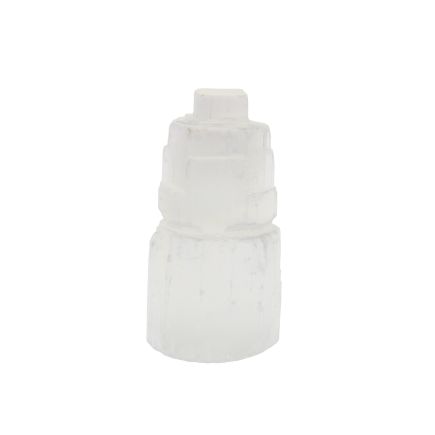 Selenite Rough Tower 2''