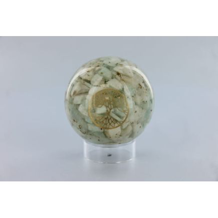 Amazonite Tree Of Life Orgone Sphere