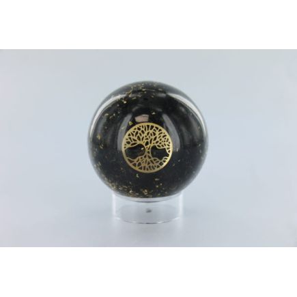 Tourmaline Tree Of Life Orgone Sphere