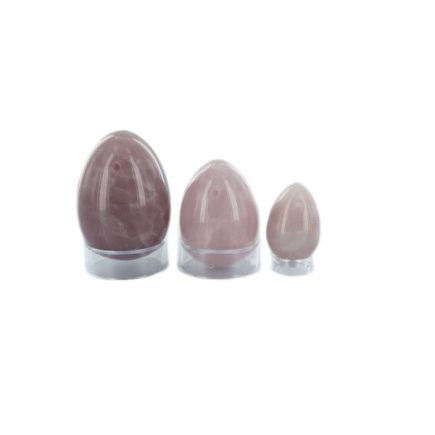 Rose Quartz Yoni Egg Set