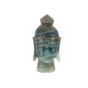 Blue Aragonite Buddha Head