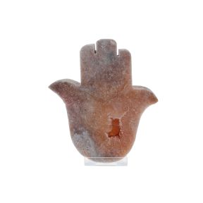 Pink Amethyst Hand Of Hamsa 6