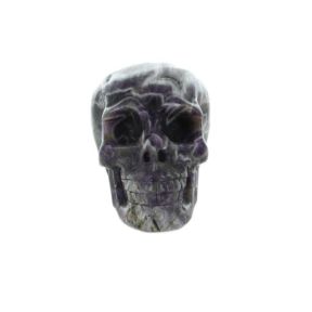 Chevron Amethyst Skull