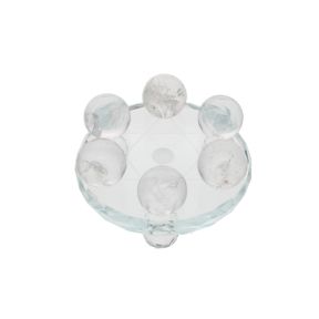 Glass Pentagram Sphere Stand with Six Spheres