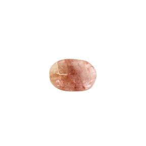 Quartz Hematoid Flat Stone