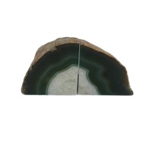Green Agate Book End