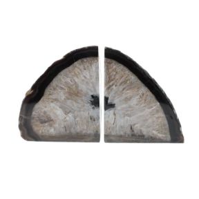 Natural Agate Book Ends