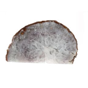 Natural Agate Book Ends 4
