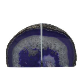 Purple Agate Book Ends