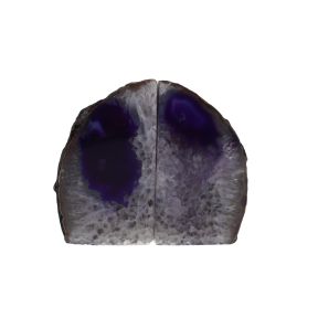 Purple Agate Book Ends 0