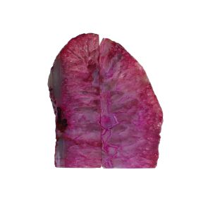 Pink Agate Book Ends 1