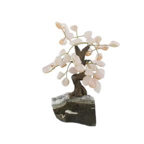 Rose Quartz Bonsai Tree - Medium