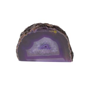 Purple Agate Candle Holder