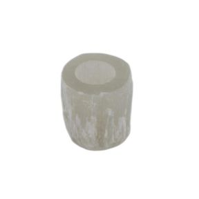 Selenite Polished Top Candle Holder
