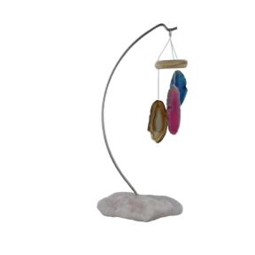 Mixed Agate Desk Windchime
