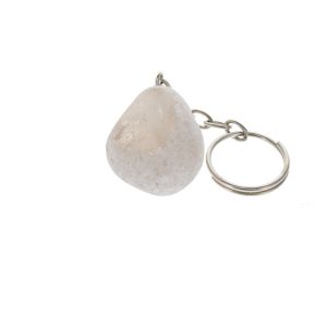 Smokey Quartz Dragon Egg Keyring