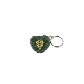Aventurine Heart Orgone Keyring
