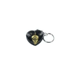 Heart Tourmaline Orgone Keyring