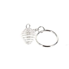 Spiral Cage Keyring