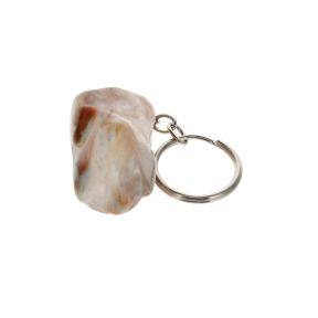 Amphibole Quartz Tumblestone Keyring