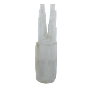 Two Tower Selenite Lamp
