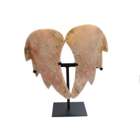 Pink Amethyst Wings on Base 6