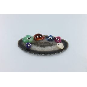 Agate Slice With Bugs