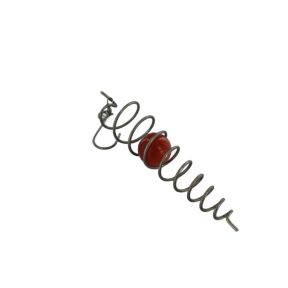 Metal Spiral Wind Spinner with Cats Eye Sphere