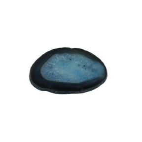 Agate Slice A3 Blue