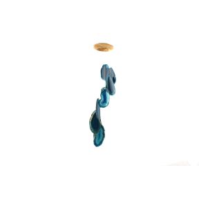 Teal Agate Windchime