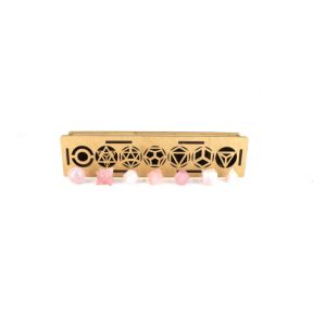 Rose Quartz Platonic Solids Set