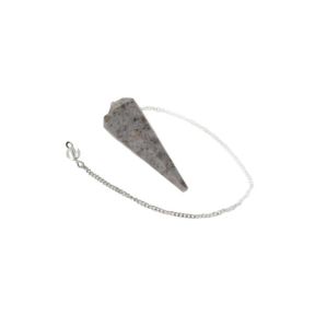 Dendritic Agate Faceted Cone Pendulum