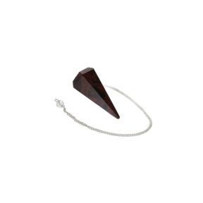 Mahogany Obsidian Faceted Cone Pendulum