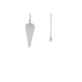 Opalite Faceted Cone Pendulum